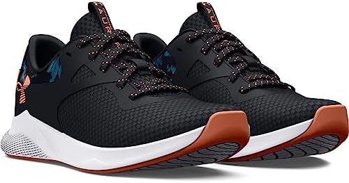 Under Armour Women's Charged Aurora 2 + Cross Trainer, (004) Black/Black/Bubble Peach, 7 | Image 1