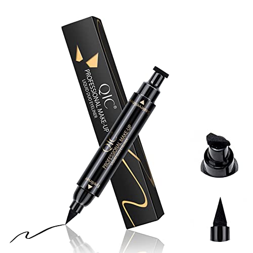Eyeliner Stamp Black, Eyeliner Liquid Liner, Black Eyeliner Waterproof Eye-liner All Day Long-Lasting & Smudge-proof Makeup Eye Liners for Women