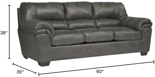 Miniatura 3 de Signature Design by Ashley Sofá Bladen de piel sintética, color gris