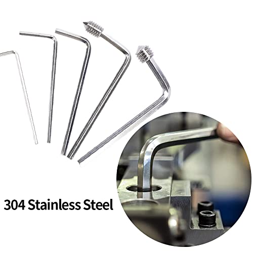 290Stück Madenschrauben Set Edelstahl Kegelspitze Hex Madenschrauben Sortiment M3 M4 M5 M6 M8 Innensechskant Gewindestifte für Türgriffe Wasserhahn Leuchte