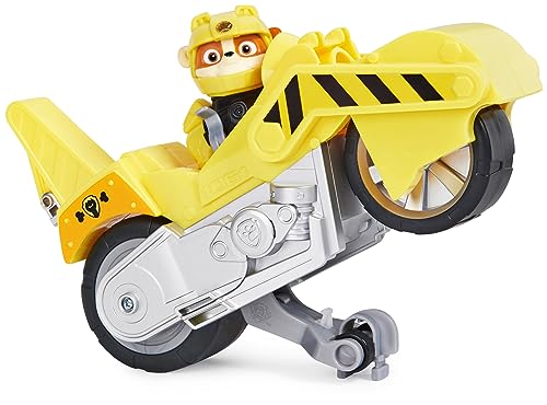 LA PAT' PATROUILLE - VEHICULE + FIGURINE RUBEN MOTO PUPS - Moto Avec Rétrofriction Et Figurine Amovible De Ruben - Paw Patrol - 6060543 - Jouet Enfant 3 Ans et +