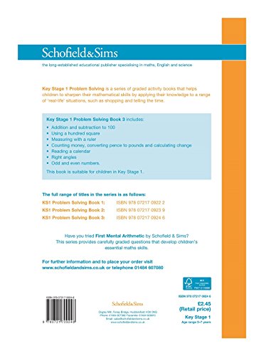 Schofield & Sims Ltd KS1 Problem Solving Book 3