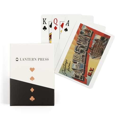 Juego de naipes Poker Lantern Press Albany New York