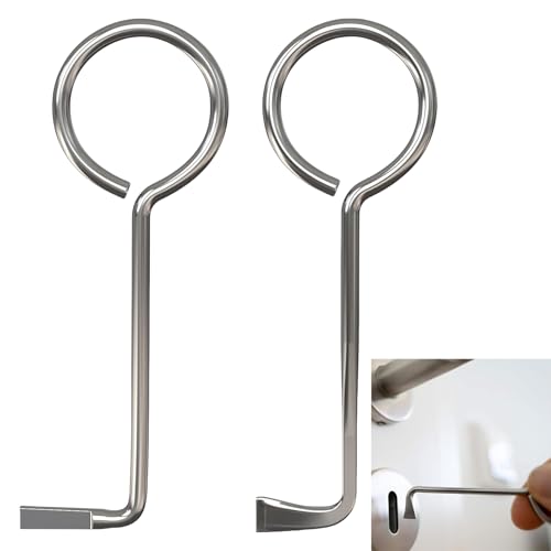 2 Stück Dietrich Set, Profi Buntbartschlüssel Universal, Bartschlüssel Dietrichset, Öffnet Nahezu Jede Tür, Universalschlüssel für Zimmertüren, Öffnungs Werkzeug Ditrichsett aus Edelstahlmaterial