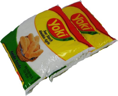 Sour Starch - Polvilho Azedo - Yoki - 17.6 (oz 500g) - GLUTEN FREE - (PACK OF 02)