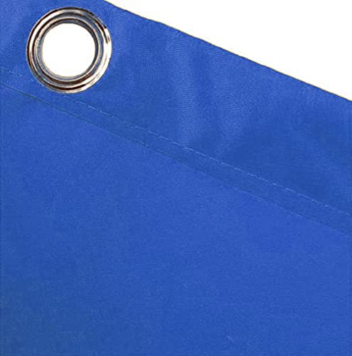 Image of Replacement Janitorial Cart Bag, High Capacity Waterproof Thickened Housekeeping Commercial Janitorial Cleaning Cart Bag with 6 Brass Grommets - 25 Gallon (Blue)