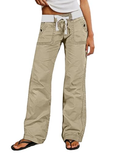 Image of Flamingals Straight Leg Drawstring Pants for Women
