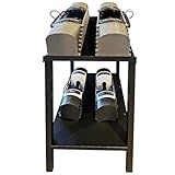 Commercial Heavy Duty Adjustable Dumbbell Stand & Kettlebell Stand, Adjustable Dumbbell Weight Rack, Kettlebell Storage Rack, Weight Rack for Garage/Home Gym/Commercial with Non-Slip Base, Anti-Tip Safety & Space-Saving Design, Weight Capacity: 500-800 lbs
