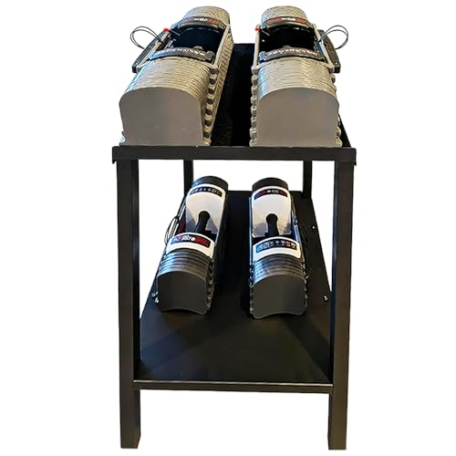 Heavy Duty Adjustable Dumbbell & Kettlebell Storage Rack