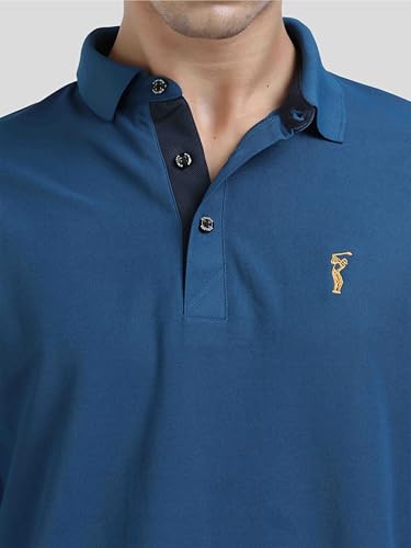 Image of STELLERS Men's Premium Regular Fit Polo T-Shirt's |Feather Touch Feel | Odour Resistant| Anti-Static| Wrinkle Free | Quick Dry | Stretchable | Lightweight | Sweat-Proof
