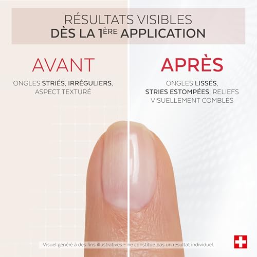PODERM Vernis à Ongles Soin Correcteur & Perfecteur - Collagène | Lisse, Floute & Comble les Stries avec Fini Gel Naturel - 8 ML | Ongle Protégé et Plus Uniforme | Développé par un Podologue en Suisse – Image 4