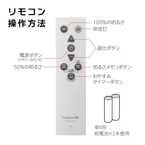 ドウシシャ(DOSHISHA) LEDシーリングライト E40A-Z06DX の商品画像 5