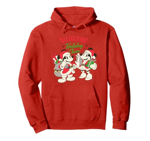 Mickey de Noël Pull à Capuche Cadeau Idéal Idée Souvenir Disney Fêtes