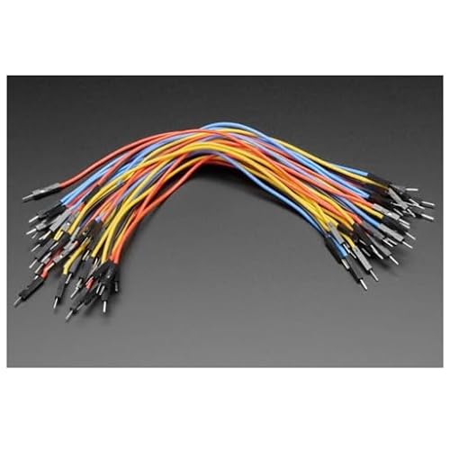 4482, Jumper Wires Premium Silicone Covered Male-Male Jumper Wires - 200mm x 40