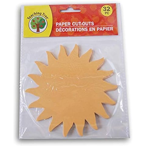 Teaching Tree Paper Cut-Outs - Orange Sun - 32 Count Cover