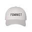 White (Feminist Dad Hat)