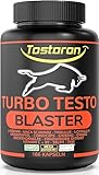 Tostoron TURBO TESTO BLASTER 166 Kapseln MACA SCHWARZ, L-Arginin, Tribulus, L-Citrullin, Granatapfel, Cordyceps, Ginseng, Ginkgo, Bockshornklee, Pinienrinde, Vitamin C+B5, Selen, Zink 1 Dose(1x134,1g)