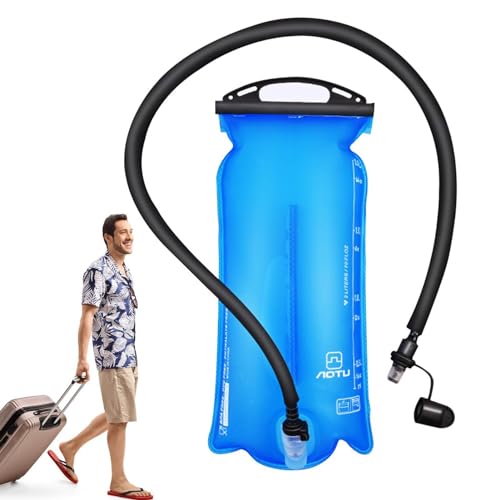 Mochila de vejiga, vejiga de hidratación, bolsa de almacenamiento para depósito de agua impermeable 2L | Pack Hidratante con Tubo Aislador para Camping Ciclismo Running