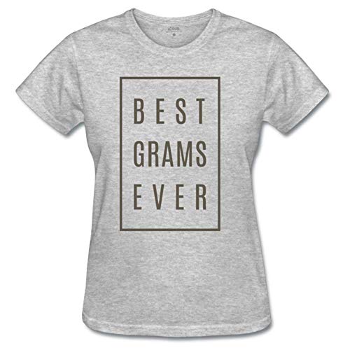 iCoup Julongcul Best Grams Ever T-Shirt for Womens L Gray