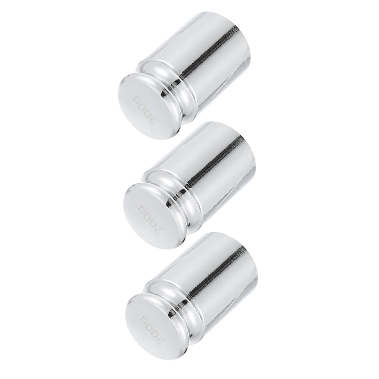 TOYANDONA 3pcs Calibration Weights for Scale -Plated Weights for Lab Balance Precision Weighting Tool for Home Kitchen School and Experiment Calibration