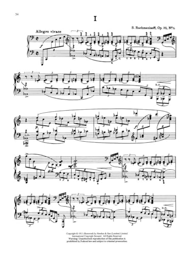 Complete Preludes, Op. 3, 23, 32: Piano Solo: Schirmer Library of Classics Volume 2001 Nfmc 2024-2028 Selection