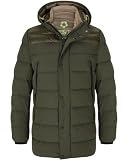MILESTONE MS-Teodoro Herren Steppjacke (as3, numeric, numeric_56, regular, regular, Khaki)
