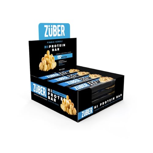 Fındık Ezmeli Yüksek Protein Bar 45g x 12 Adet