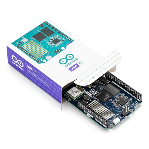 Image of Official Arduino uno Q SBC 4GB ABX00173 | Hybrid AI Single Board Computer with Qualcomm QRB2210 Processor & STM32U585 MCU,4GB RAM for Vision Processing, Voice Control, Robotics,IoT & Embedded Systems
