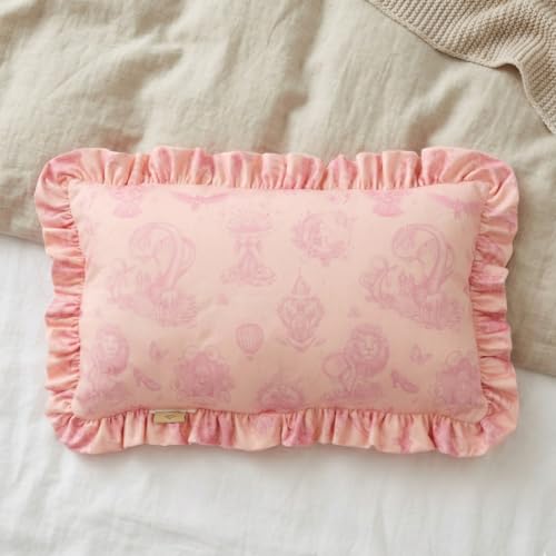 Image of Wicked: for Good Bedding Rectangle Throw Pillow, Pink, 16 in x 16 in, (Officially Licensed Product) by Franco Collectibles