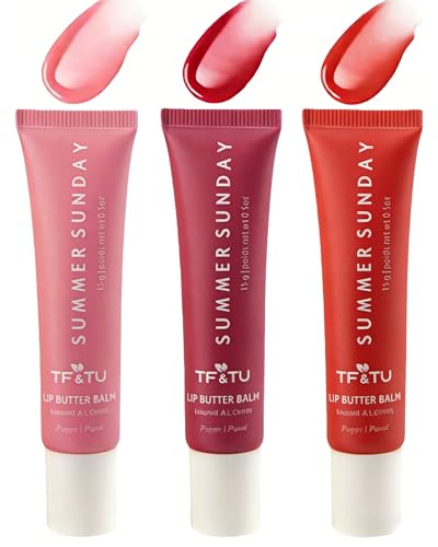 Vegan Summer Lip Balm for Dry Lips with Shea Butter & Olive Oil