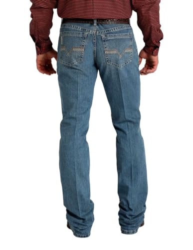Cinch Western Jeans Mens Ian Slim Bootcut Medium Wash MB312360013