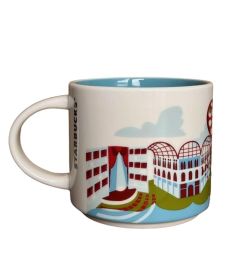 STARBUCKS - Naples (Italy) You Are Here Collection - Coffee Mug 14oz, White, 11 cm x 15 cm - Image 3