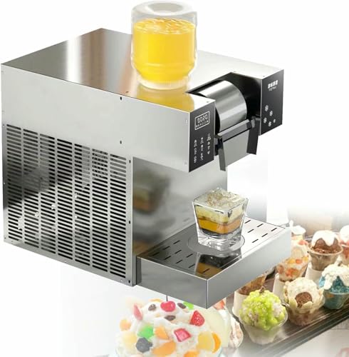 Elektryczna Maszyna Do Lodu Snowflake Ice Maker Ze Stali Nierdzewnej, Maszynka Do Lodu O Pojemności 140 Kg Do Restauracji, Herbaciarni I Użytku Domowego, 140 Kg
