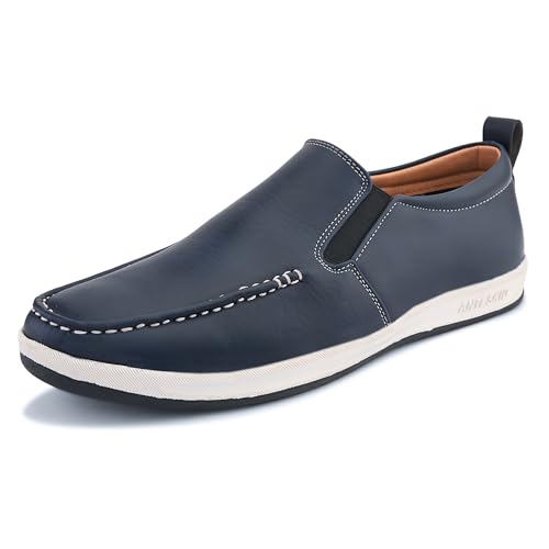 Image of Centrino Walking Loafers for Men | Shoes for Man Stylish | Casual Slip-On Lightweight Moccasins | Cushioned Insole | Breathable Comfortable | Hand-Stitched | Mens Loafer Shoes for Daily Office Outings (9495)