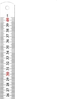 15 inch Stainless Steel Ruler Inches/cm Dual Scales Measuring Ruler Tool Construction Ruler for Architect Engineers