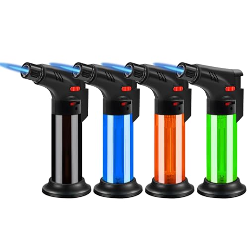 Set de 4 Encendedores Taughch de Soplete de Butano