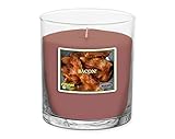 OverSoyed Man Cave Candle Collection | Bacon | Hickory Bacon Scented Jar Candle Artisan Hand Poured to Order | 3 oz. 30 HR Burn 2" x 2 5/8" Reusable Tumbler | Brown