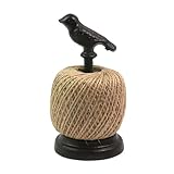 Tsnamay 6.69" Natural Twine String & Rope Rack,Traditional Hand-Craft Casting Jute Twine Spool,Shape: Bird