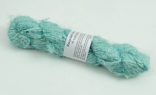 Valuevintage 100G/ 1 Skein Recycled Banana Silk Yarn Hand-Spun Soft Yarns - Light Turquoise #TOP6