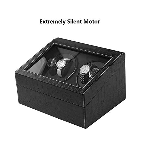 Caja de relojes automáticos de 10 compartimentos con cojines para evitar rayones 5