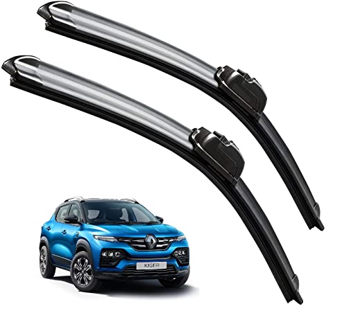 Image of Euro Care Windshield Car Wiper Blades Compatibility with Renault Kiger - Set of 2Pc (D-20,P-16)