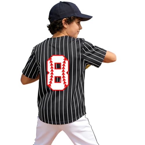 Image of Yuji Itadori Kids Baseball Birthday Shirt 7th 8th 9th 10th Year Old Toddler Boys Girls Shirts Birthday Clothes