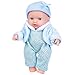 WYJZALLL Reborn Baby Bambino Rinato Realistico da 8 Pollici Pesato Realistico Neonato Smaltato Morbido con Vestiti E Cappello for Tutto Il Corpo Adatto for Regali for Bambini (Color : A)