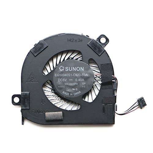 DENGHUXIE Ventilador CPU para DELL Latitude 7280 7290 P28S 7390 7380 Ventiladores de CPU Cover