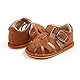 Sehfupoye Baby Jungen Mädchen Sommer Sandalen Anti-Rutsch Weiche Sohle Kleinkind First Walker Schuhe Neugeborenes PU Leder Casual Sandalen 6-12M