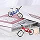 JYNVO 4-teiliges Set Fingerbike, Minibike, Dekoratives Miniatur-Fingerbike, Kinderfahrradzubehör, Mountainbike-Modell, Geeignet für Jungen und Mädchen, Geschenkspielzeug