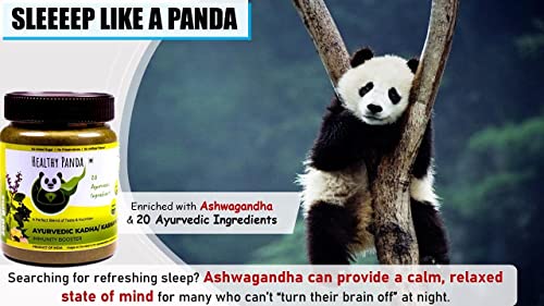 Image of HEALTHY PANDA Natural Desi Immunity Booster Kadha Made Of 20 Ayurvedic Ingredients Kashaya Powder, Herbal Tea, Sukku Coffee, Desi Kahwa 250 g (Pack Of 1)