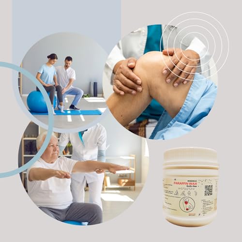 Image of Paraffin Wax for Physiotherapy - 400 Grams | Ideal for Therapeutic Treatments, Pain Relief, and Heat Therapy | Soothing Wax for Hands, Feet, and Joints.