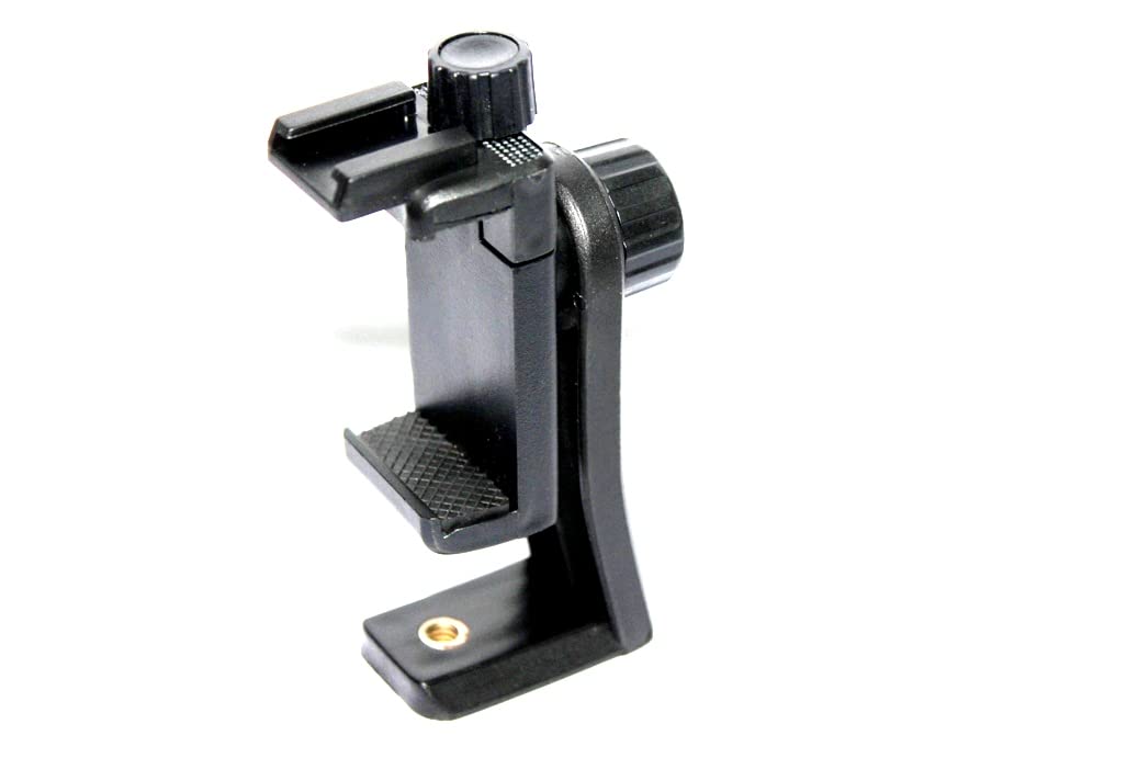 SHOPEE Branded 360° Rotating Vertical Phone Mobile Tripod Mount with Cold Shoe Mount for Microphone Led Light Compatible with iPhone/Oneplus/Mi&Other Smartphones Vlogging Accessories,Black,Pack of 1