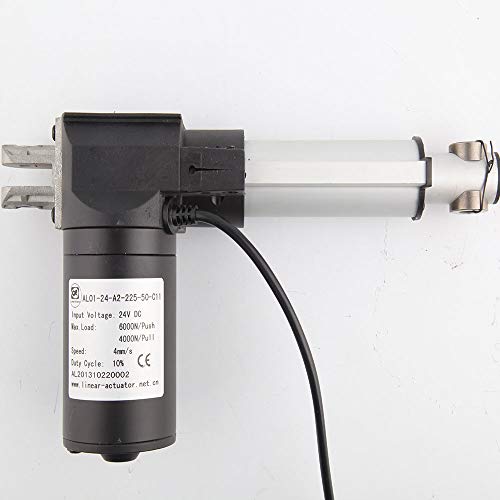 12V Stroke Lifter Electric Putter Rod 6000N/1320LBS Motor Linear Actuator 2~24",Linear Actuator Max Lift Stroke Electric Motor Stroke Heavy Duty Linear Actuator for Medical Auto Car (300mm(12inch))